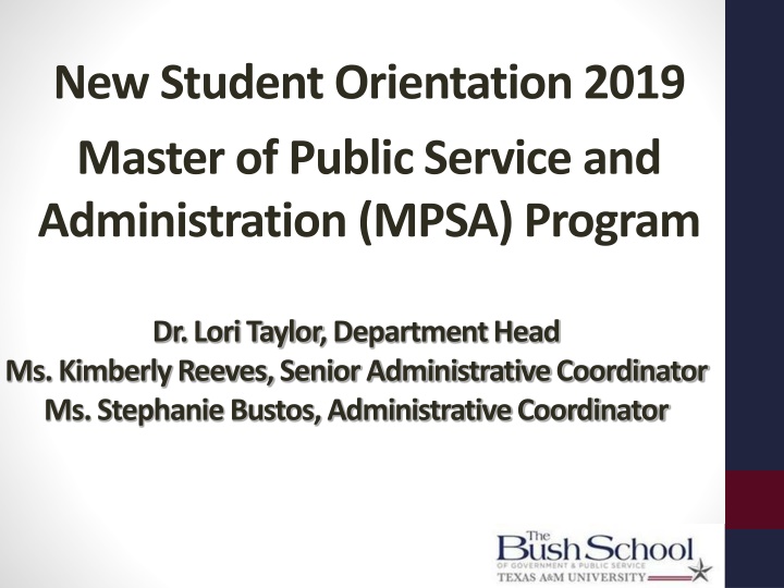 new student orientation 2019 master of public n.w