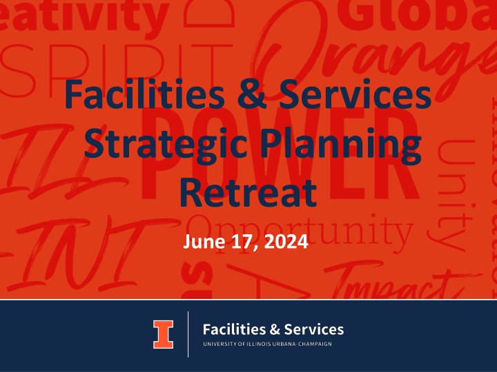 Facilities & Services Strategic Planning Retreat