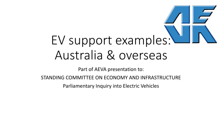 ev support examples australia overseas n.w