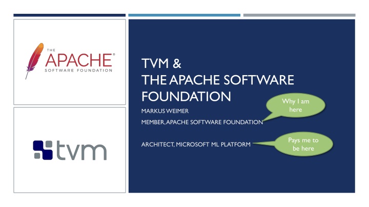tvm the apache software foundation n.w