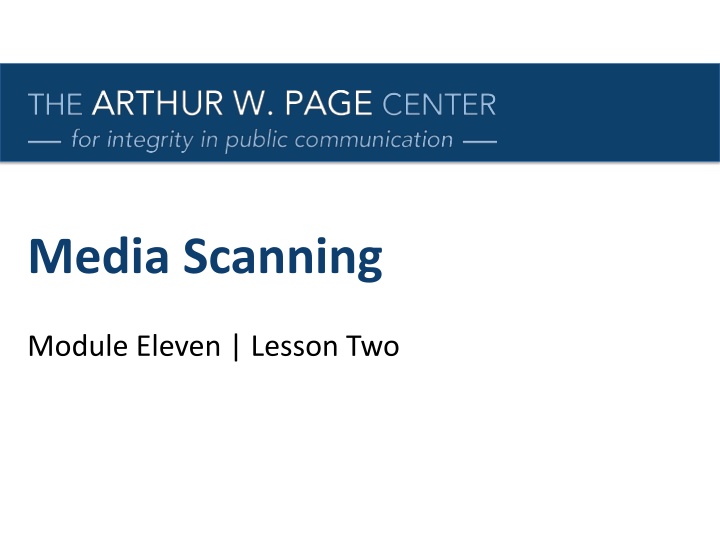 media scanning n.w