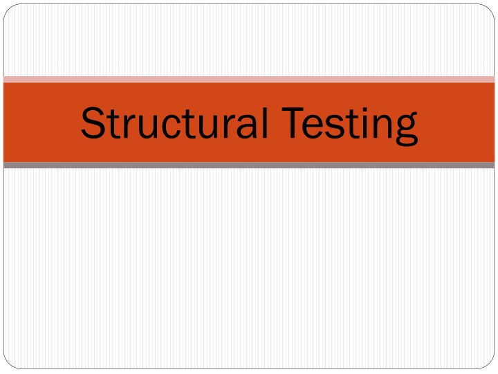 structural testing n.w