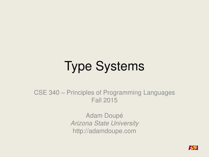 type systems n.w