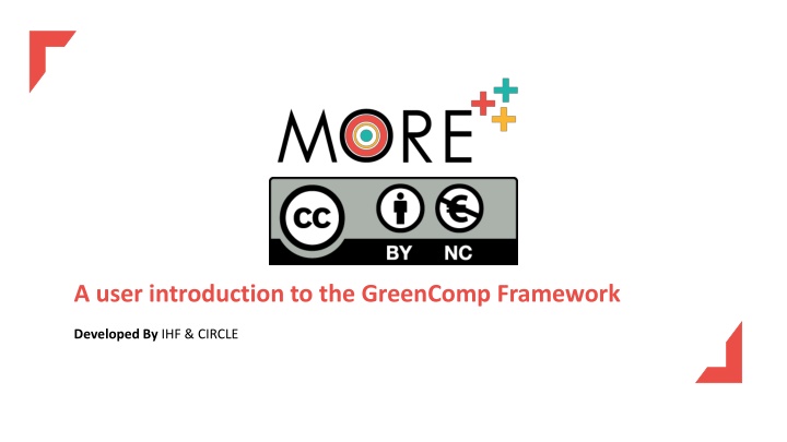 a user introduction to the greencomp framework n.w