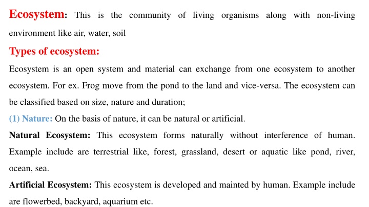 ecosystem this is the community of living n.w