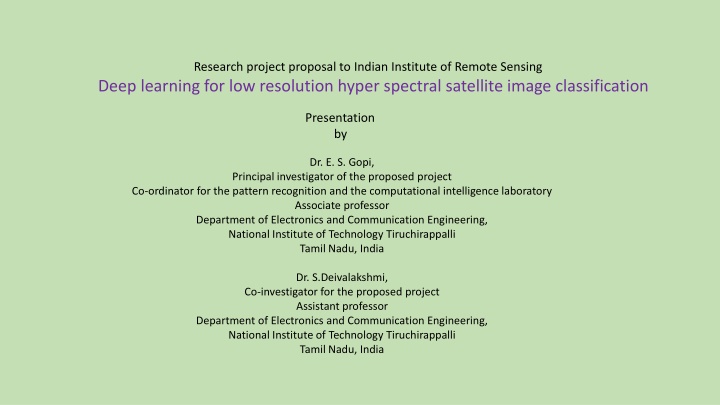 research project proposal to indian institute n.w