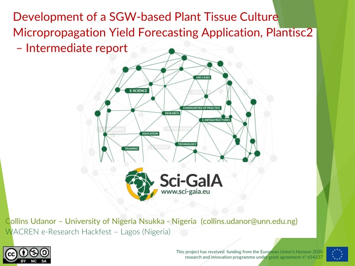 development of a sgw based plant tissue culture n.w