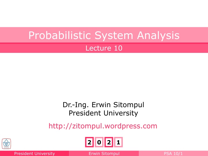 probabilistic system analysis n.w
