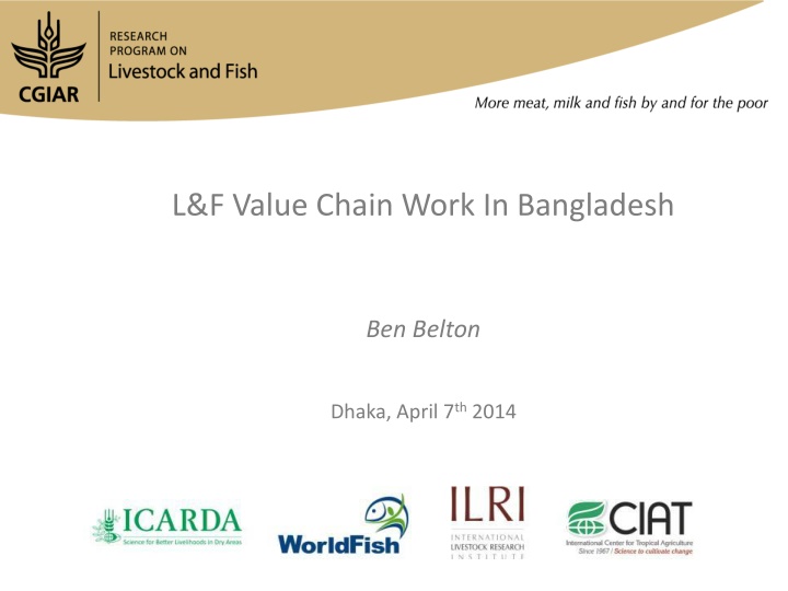 l f value chain work in bangladesh n.w