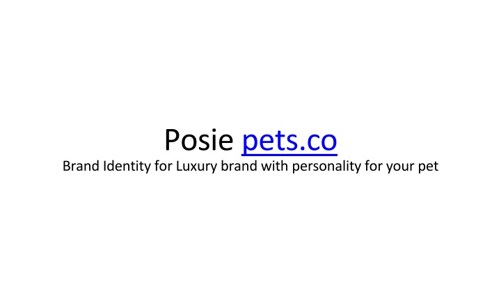 posie pets co n.w