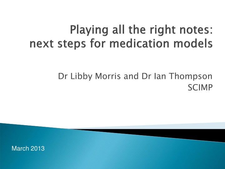 dr libby morris and dr ian thompson n.w