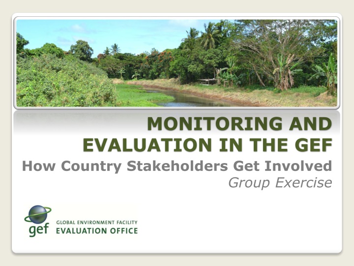 monitoring and evaluation in the gef n.w