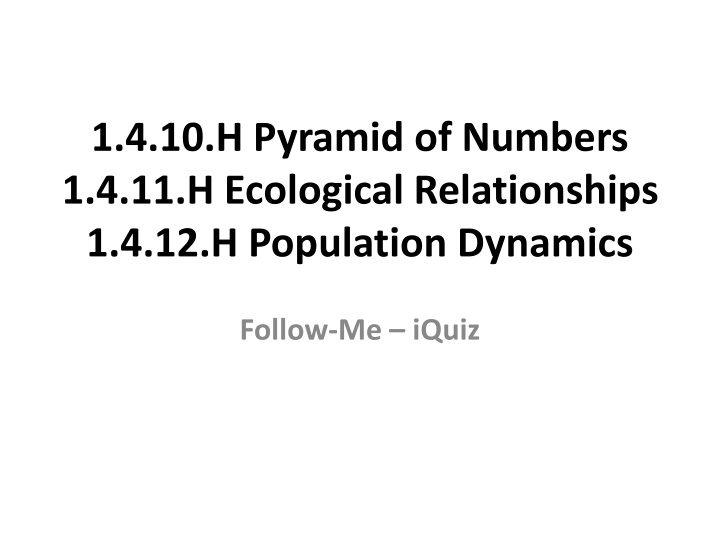 1 4 10 h pyramid of numbers 1 4 11 h ecological n.w