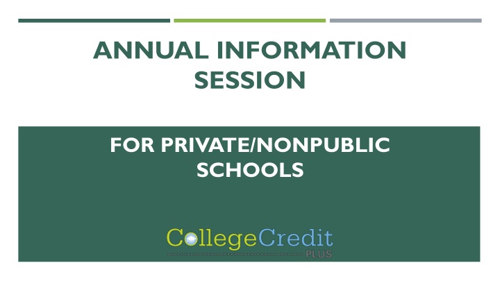 annual information session n.w