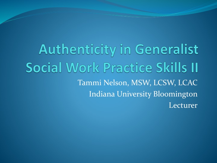 tammi nelson msw lcsw lcac indiana university n.w