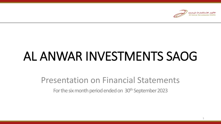 al anwar investments saog al anwar investments n.w