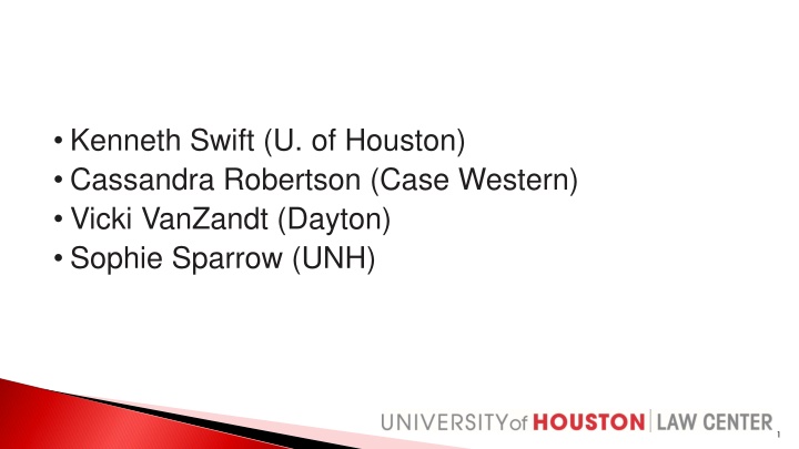 kenneth swift u of houston cassandra robertson n.w