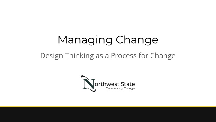 managing change n.w
