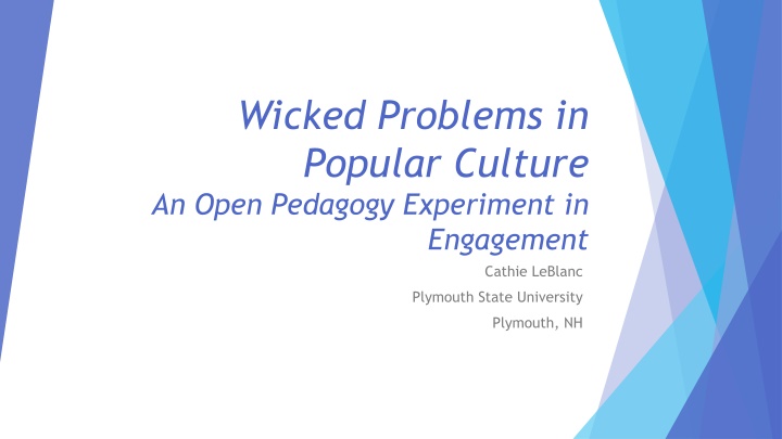 wicked problems in popular culture an open n.w