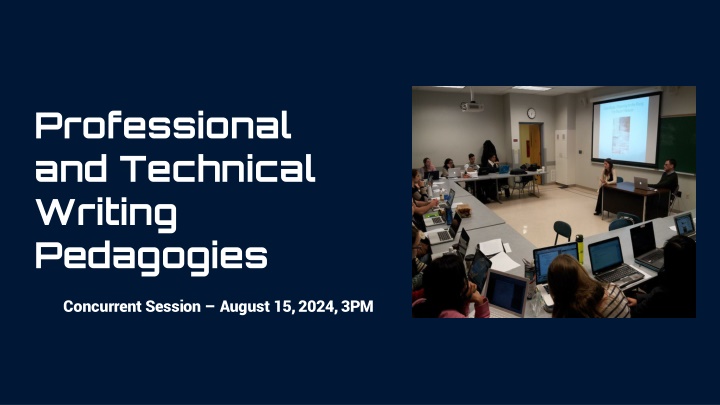 professional and technical writing pedagogies n.w