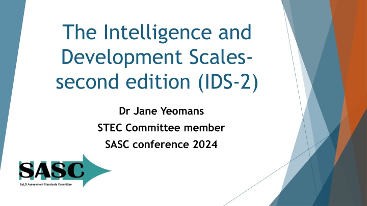 the intelligence and development scales second n.w
