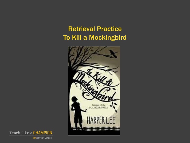retrieval practice to kill a mockingbird n.w