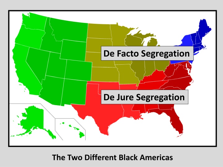 de facto segregation n.w