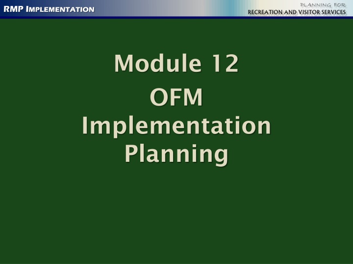 rmp i mplementation n.w
