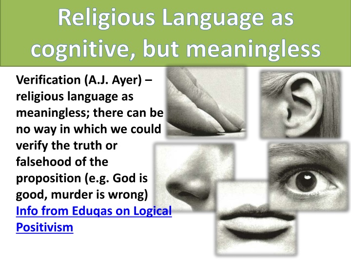 religious language as cognitive but meaningless n.w