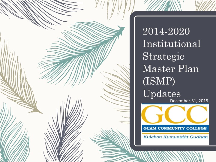 2014 2020 institutional strategic master plan n.w