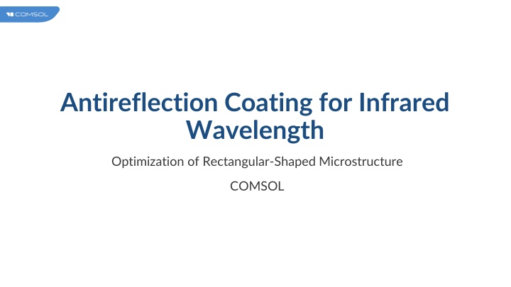 antireflection coating for infrared wavelength n.w