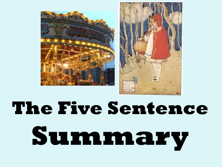 the five sentence summary n.w