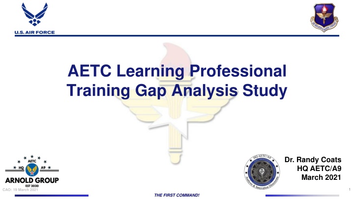 aetc learning professional training gap analysis n.w