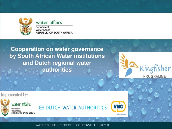 cooperation on water governance by south african n.w