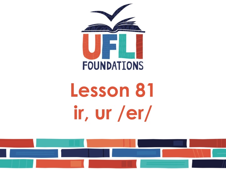 lesson 81 ir ur er n.w