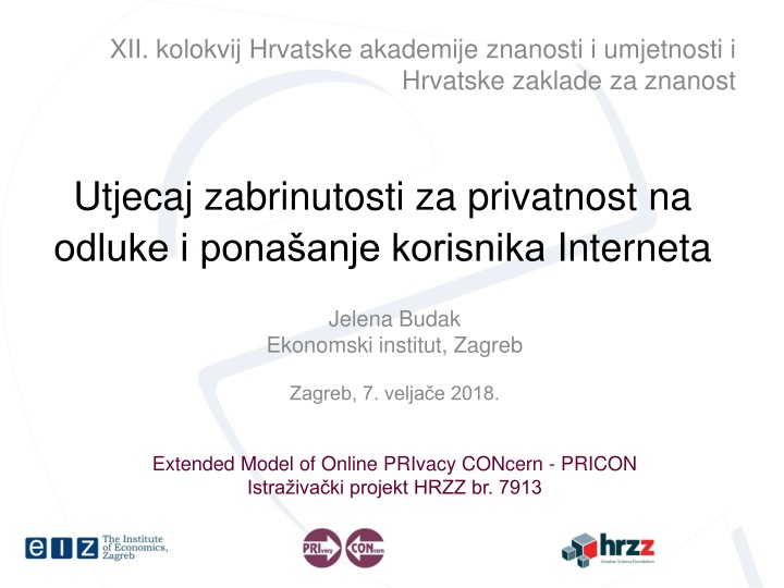 xii kolokvij hrvatske akademije znanosti n.w