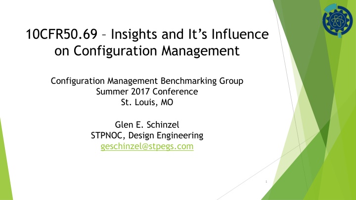 10cfr50 69 insights and it s influence n.w