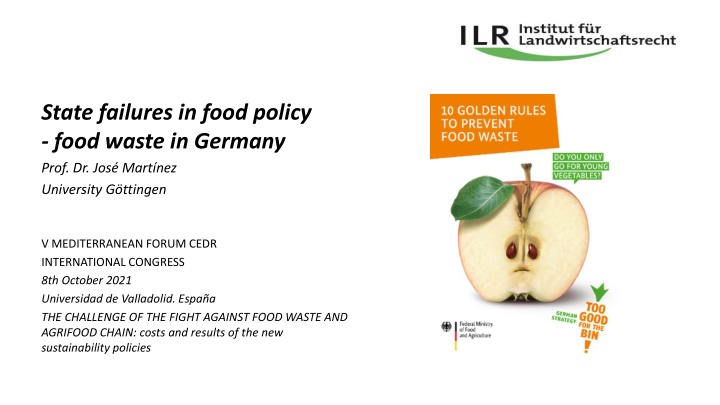 state failures in food policy food waste n.w