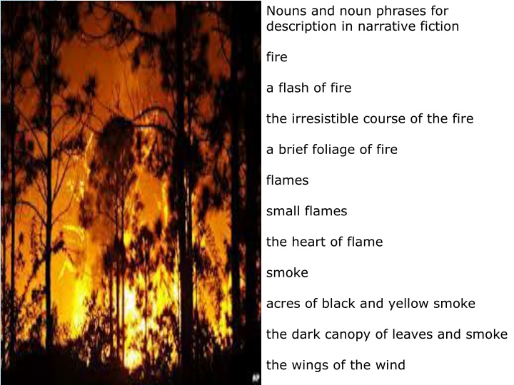 nouns and noun phrases for description n.w