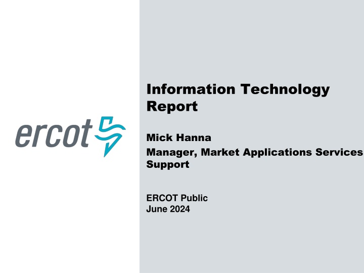information technology report n.w