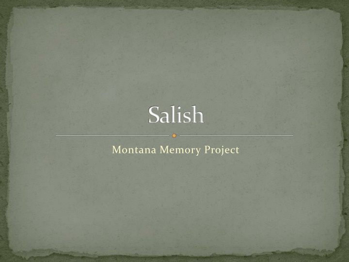 salish n.w