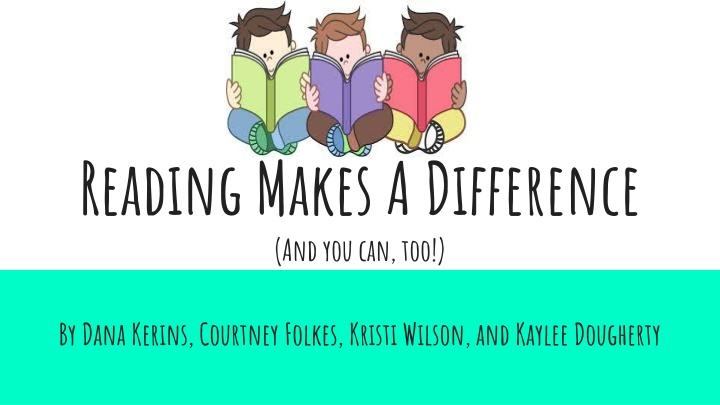 reading makes a difference and you can too n.w