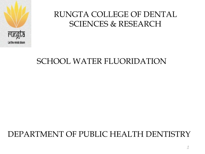 rungta college of dental sciences research n.w