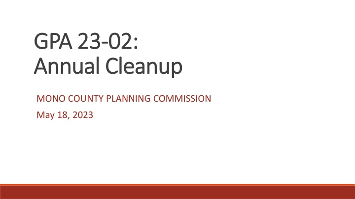 gpa 23 gpa 23 02 annual cleanup annual cleanup n.w