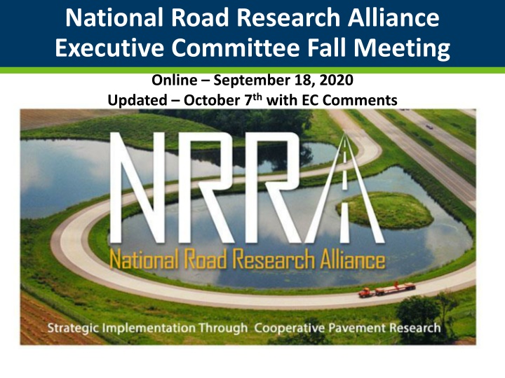national road research alliance executive n.w