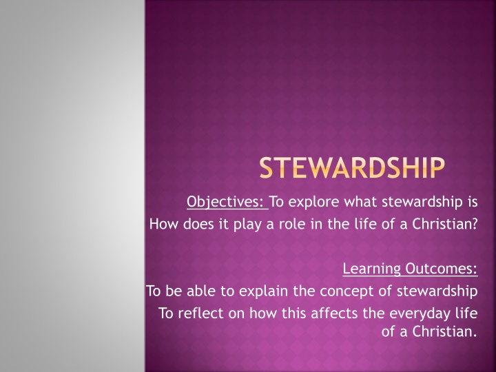 stewardship n.w