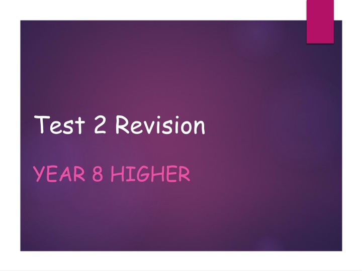 test 2 revision n.w
