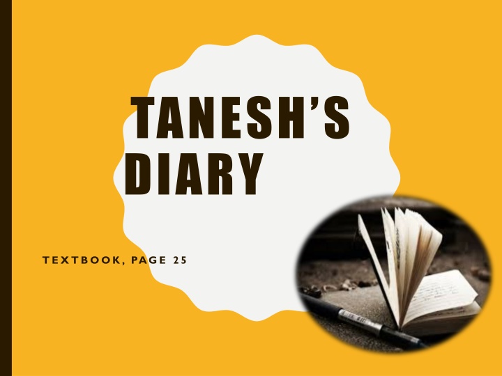 Tanesh's Diary - Wolves, Adventures, and Reflections