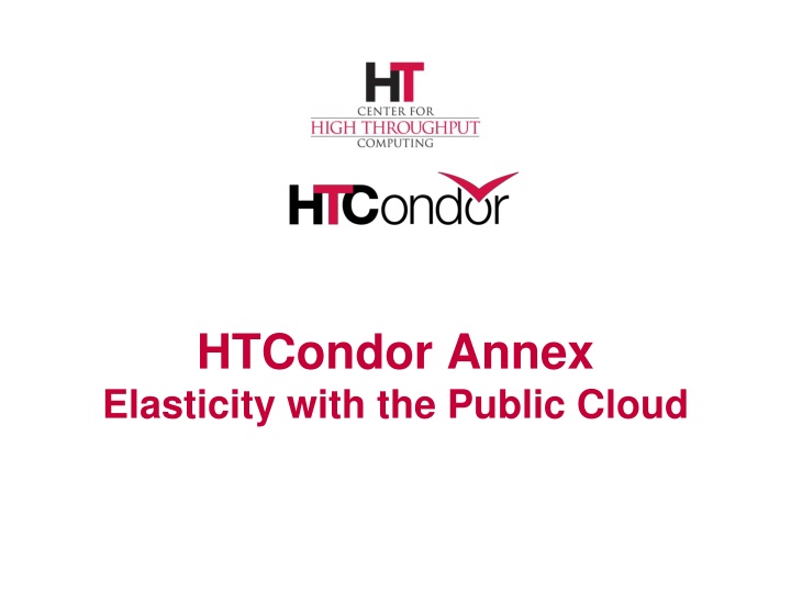 htcondor annex elasticity with the public cloud n.w
