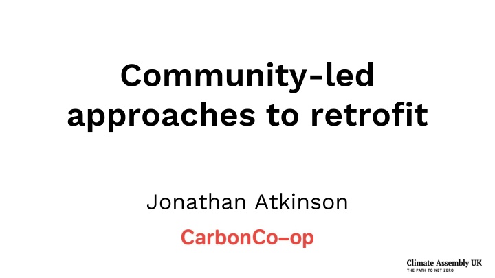 community led approaches to retrofit n.w